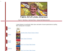 Tablet Screenshot of lindajohansen.com